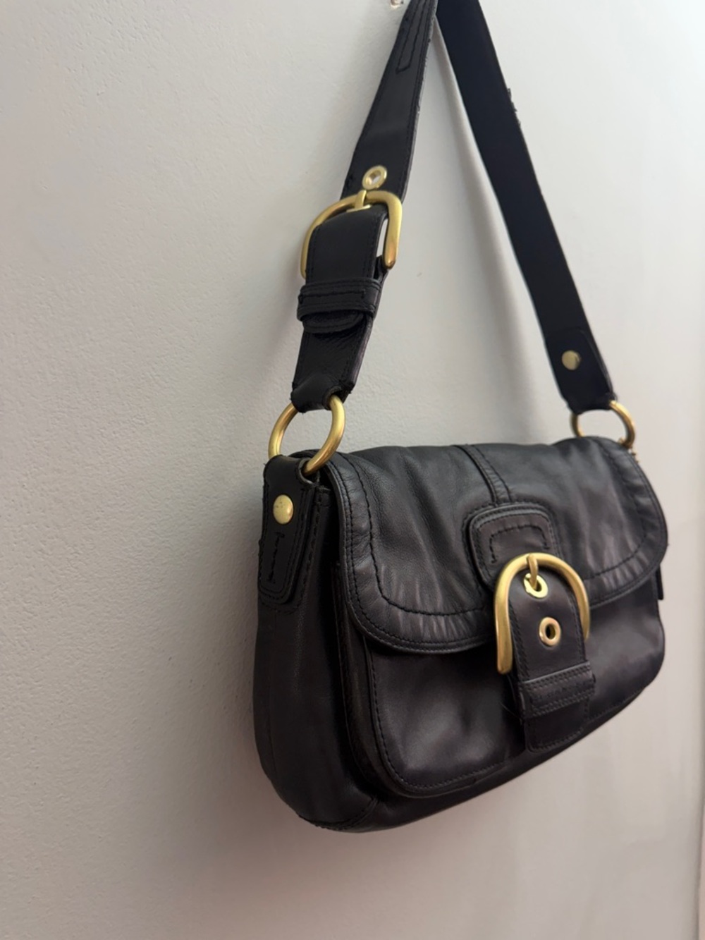 Vintage Y2K Coach Legacy Soho Flap Buckle Flap Bag - Picture 2 of 10